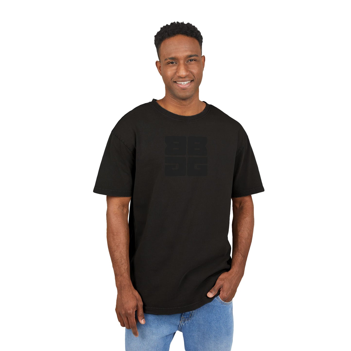 Oversized Acid-Wash Tee - Relic of the Fallen