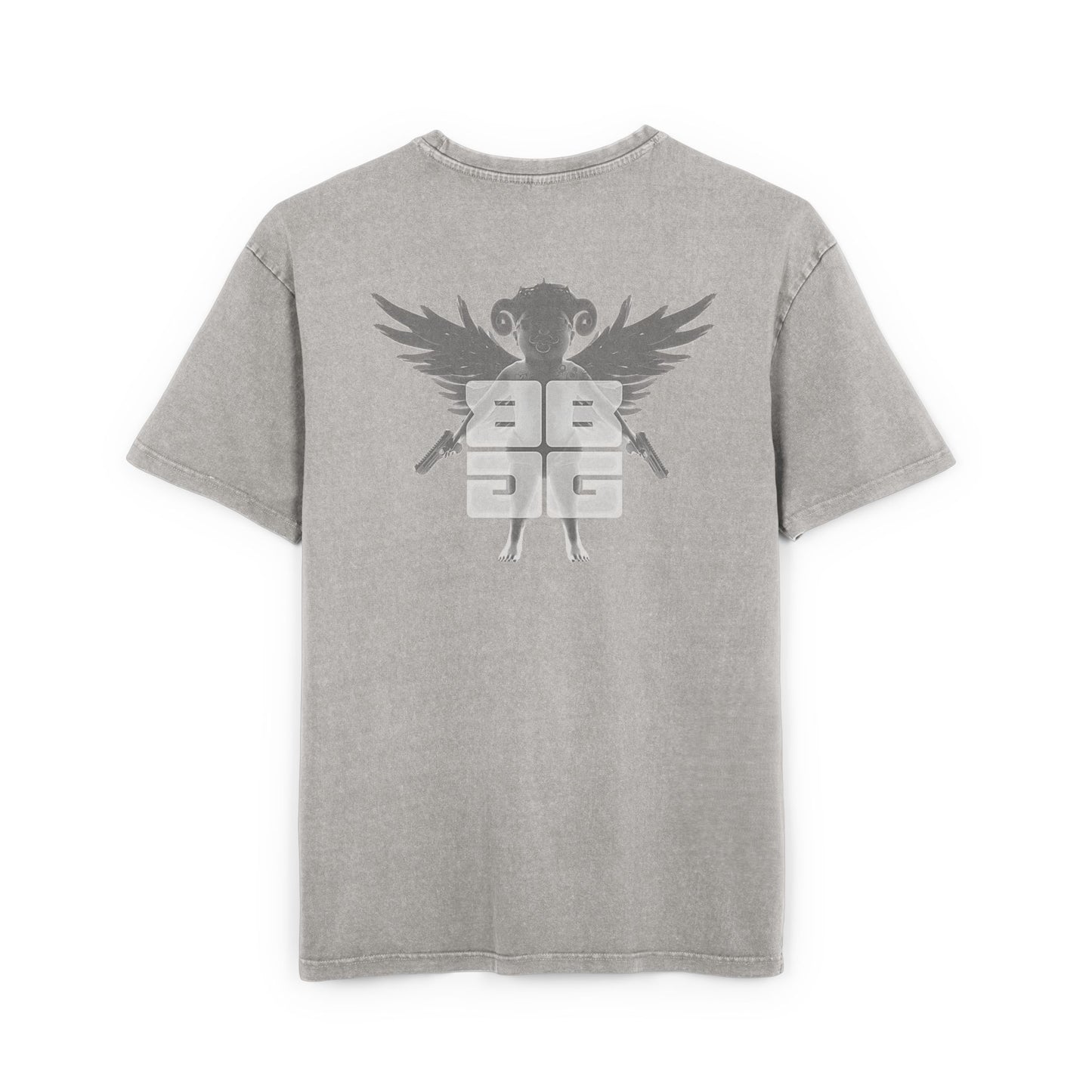 Oversized Acid-Wash Tee - Relic of the Fallen
