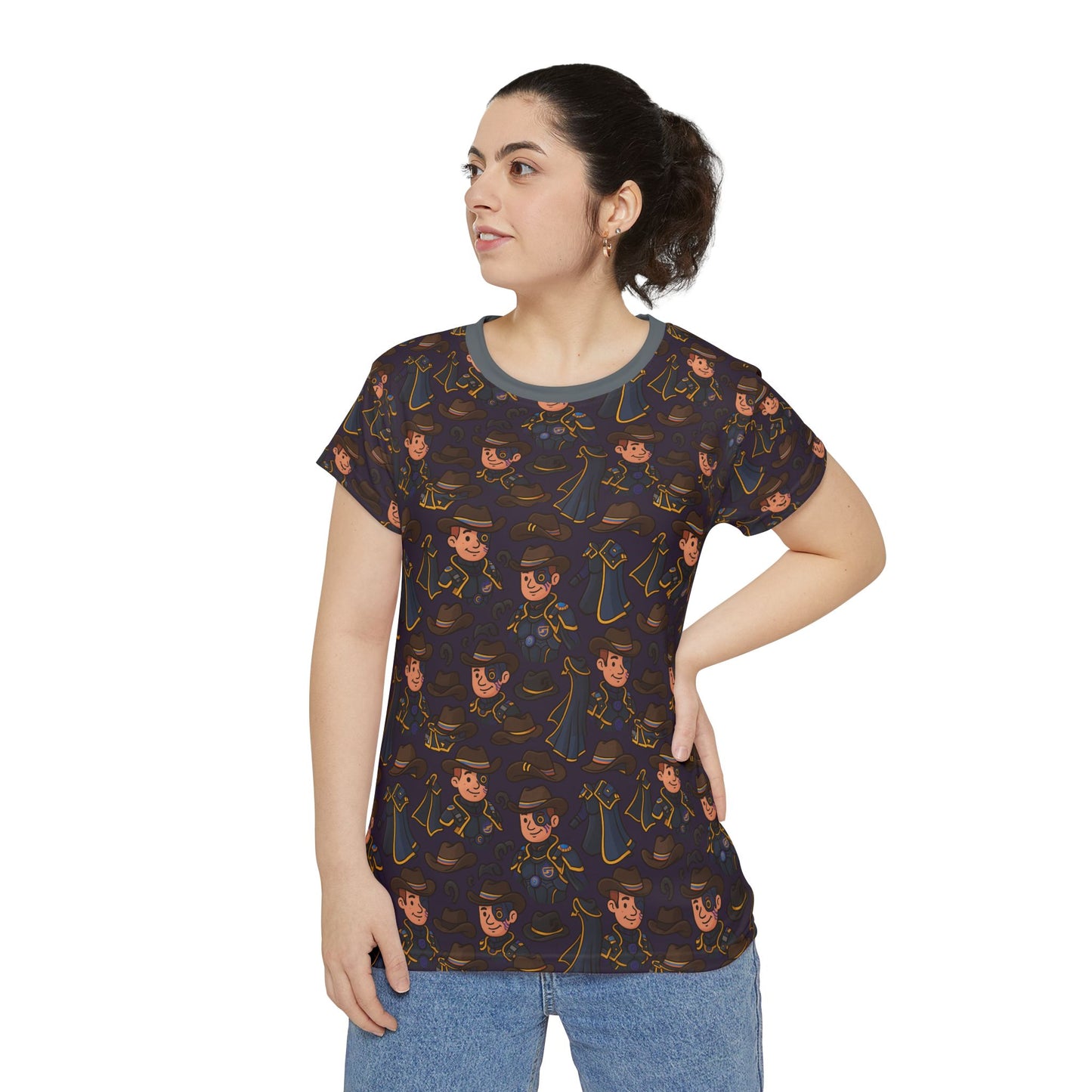 Starborn Bandit — Gindi All-Over Tee (Women’s Cut)