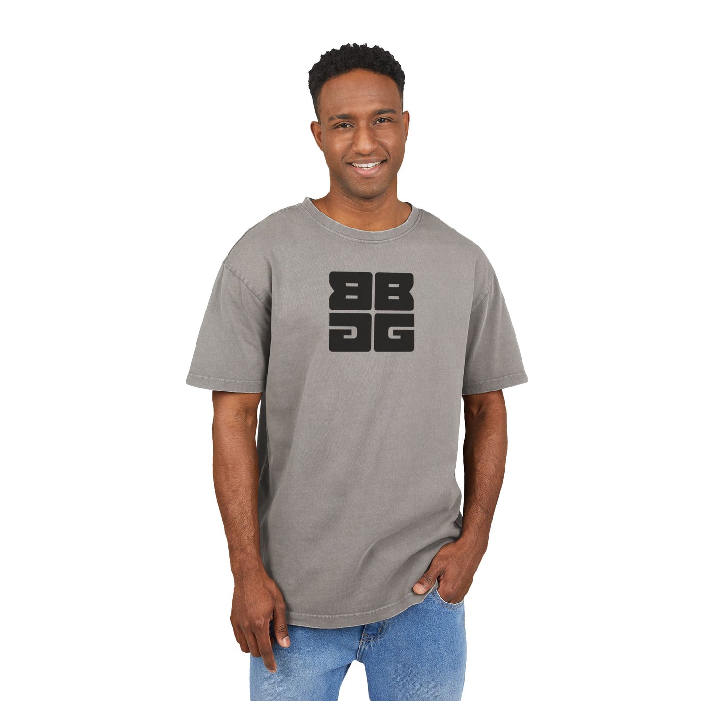Oversized Acid-Wash Tee - Relic of the Fallen