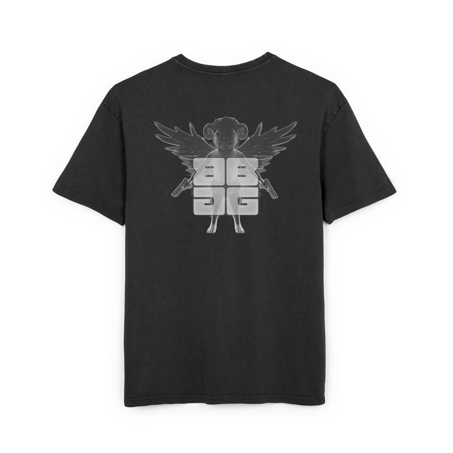 Oversized Acid-Wash Tee - Relic of the Fallen