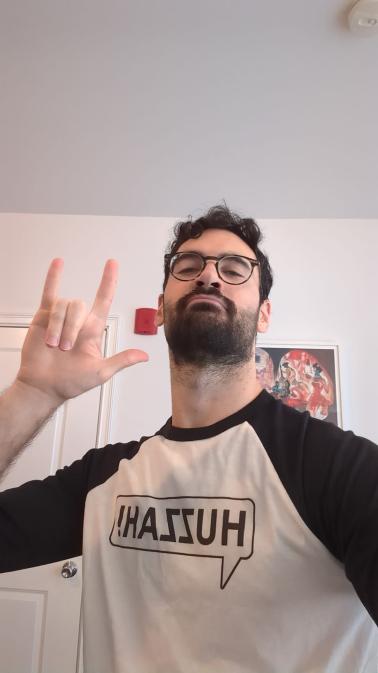 Huzzah Baseball Tee