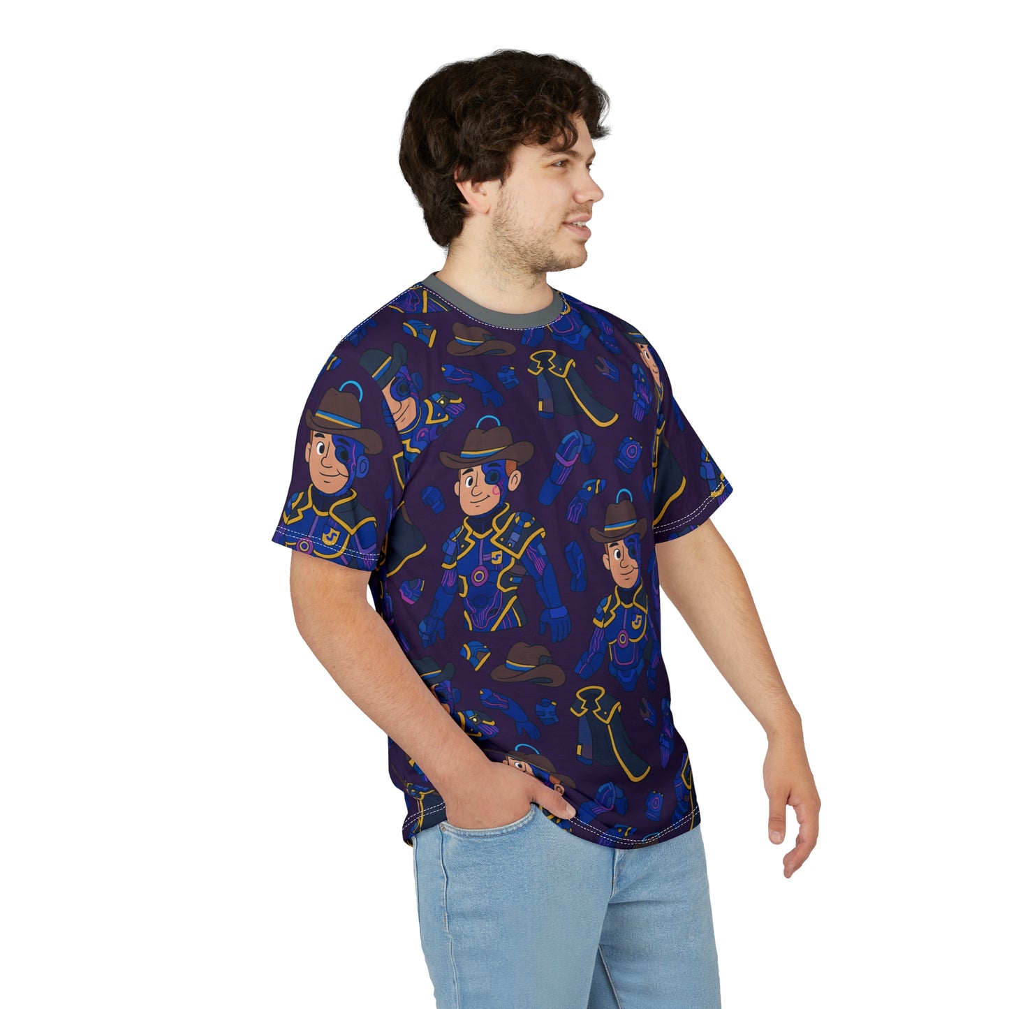 Cosmic Cowboy — Captain Gindi All-Over Tee