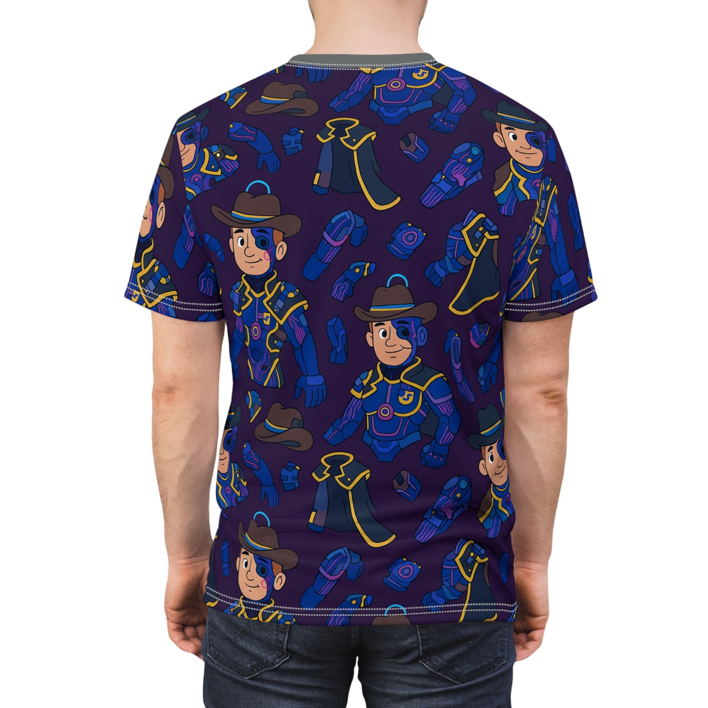 Cosmic Cowboy — Captain Gindi All-Over Tee