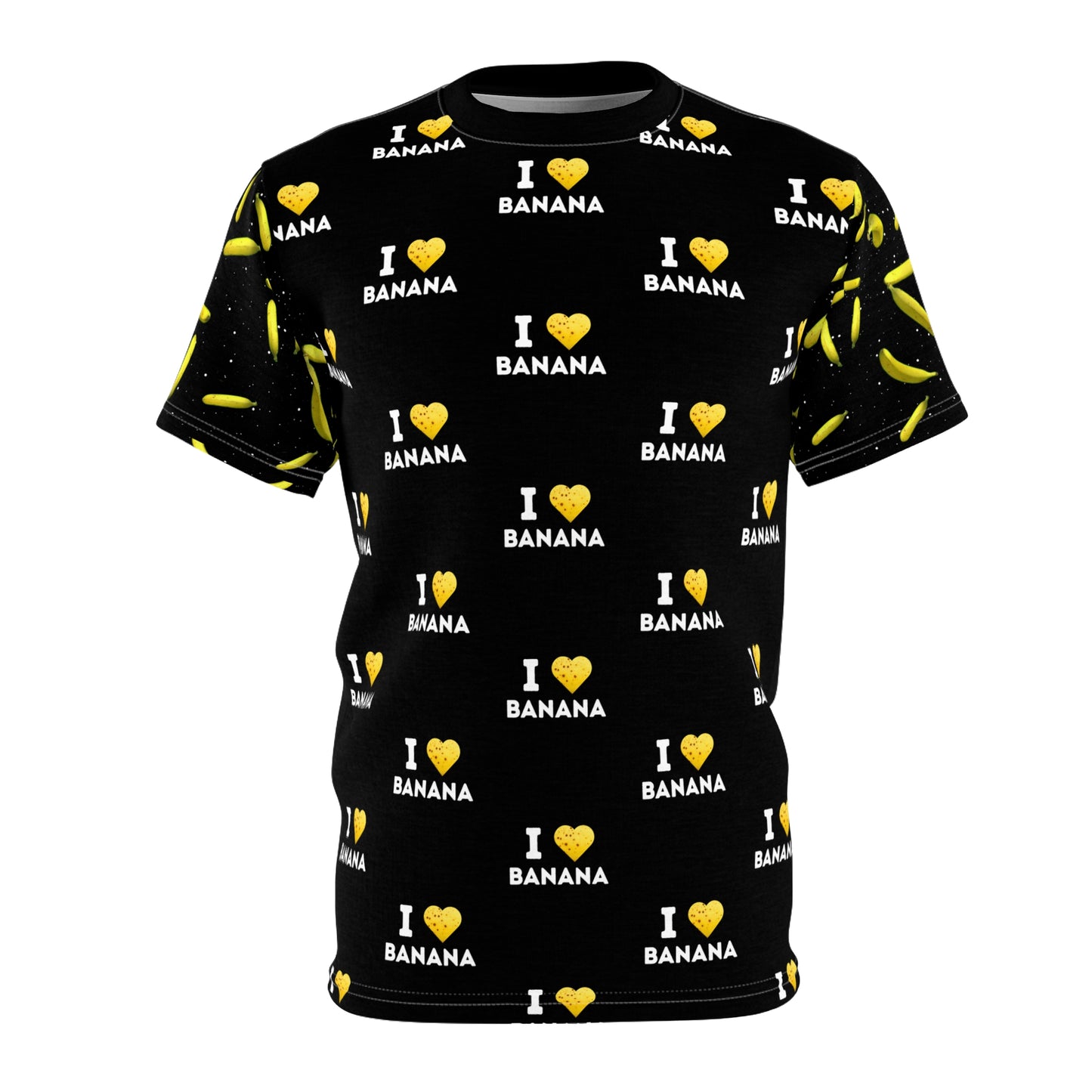 I Love Banana Unisex Tee | Fun Graphic Shirt for Fruit Lovers, Summer Style Tee, Gift for Banana Fans, Quirky Casual Wear