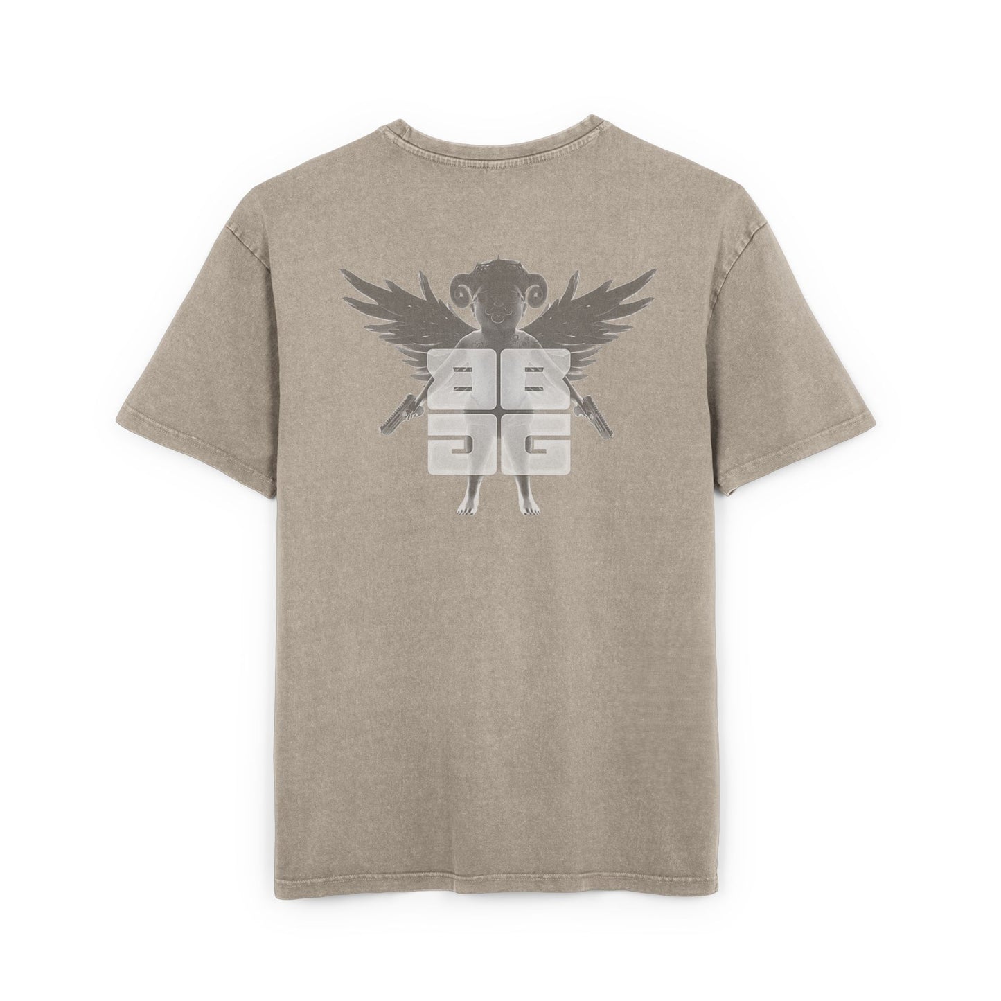 Oversized Acid-Wash Tee - Relic of the Fallen