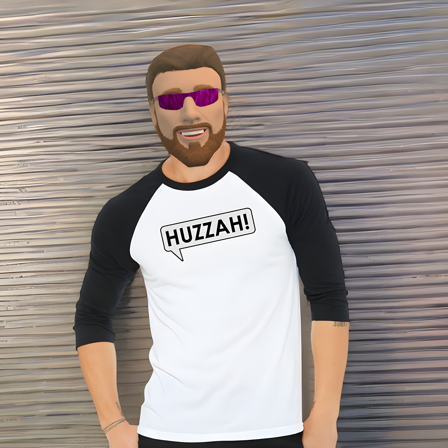 NFT Elite Gear Huzzah Baseball Tee