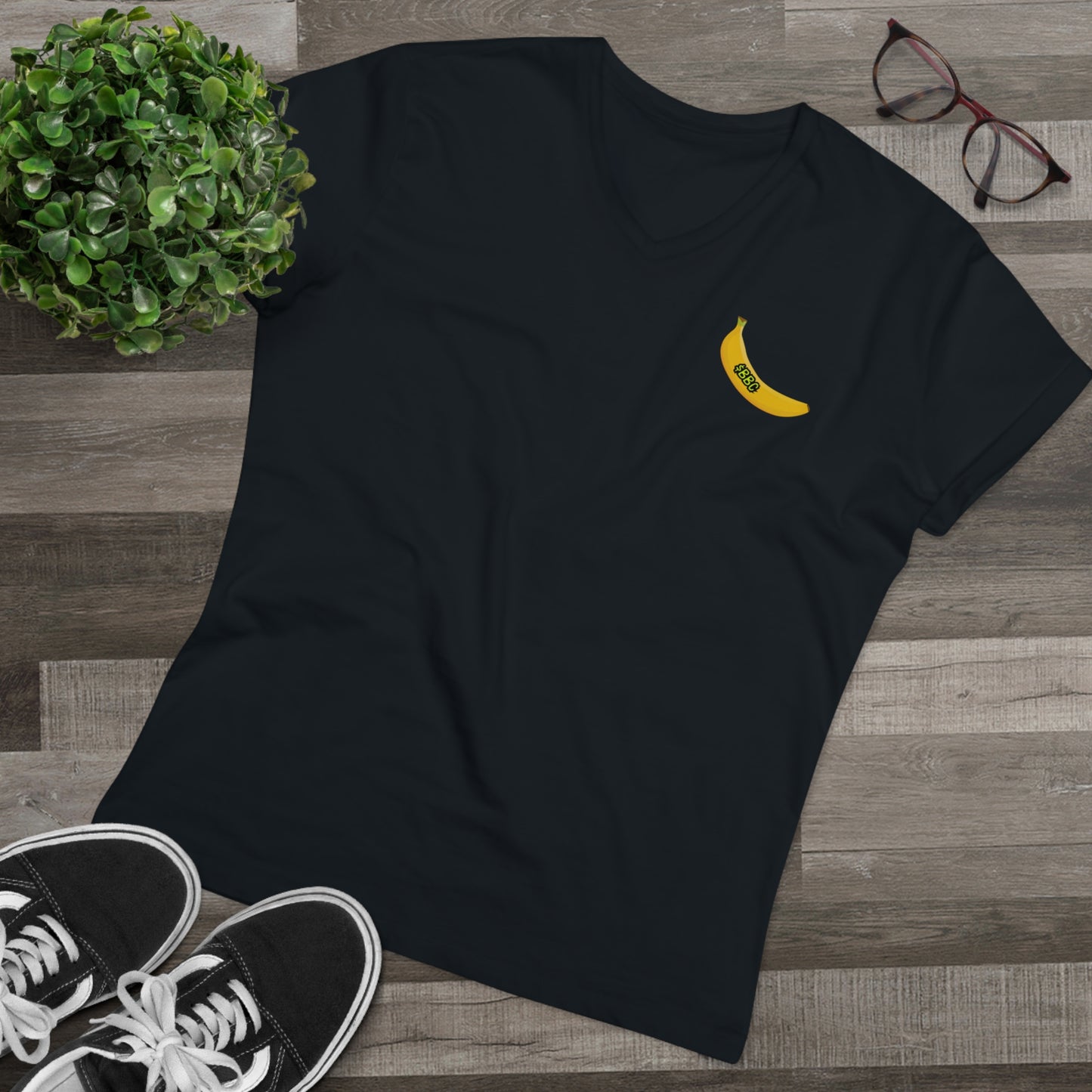 Boss Banana Organic V-Neck Tee 🍌👕