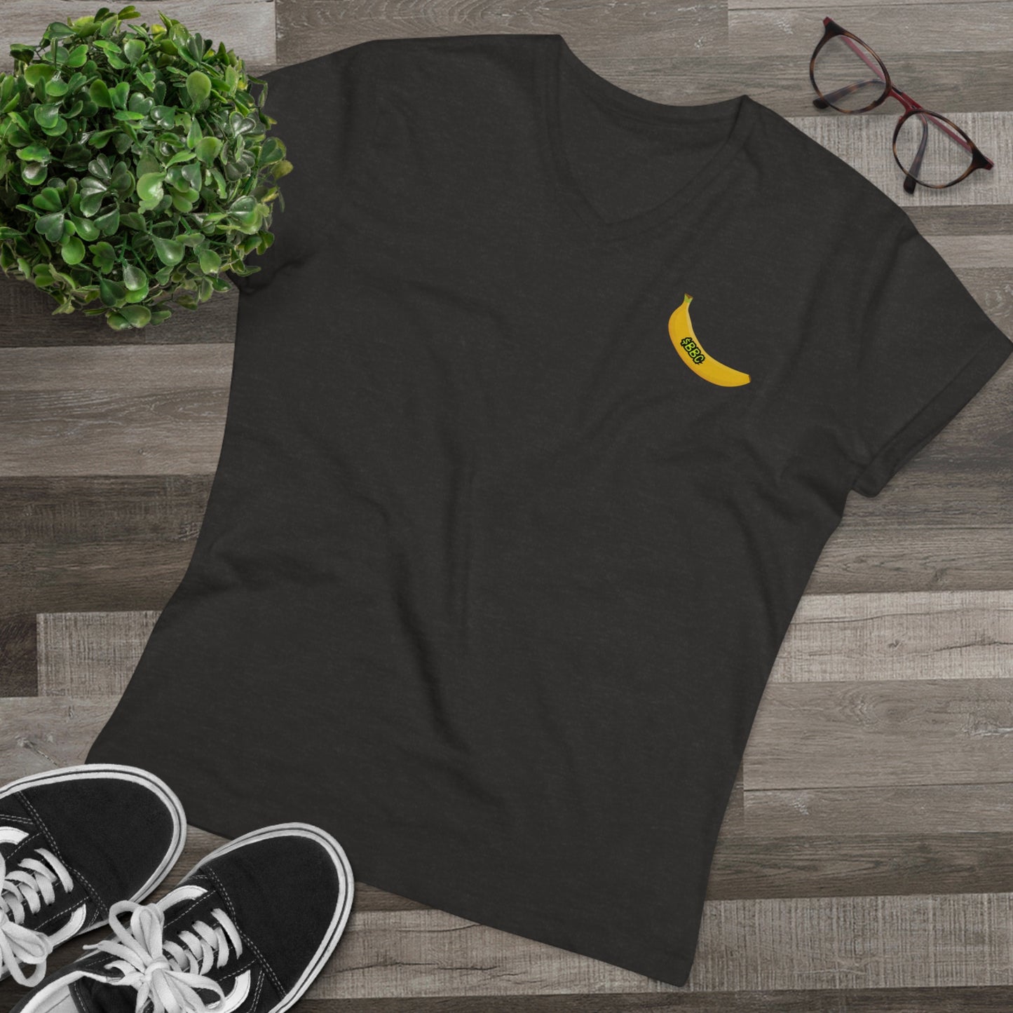 Boss Banana Organic V-Neck Tee 🍌👕