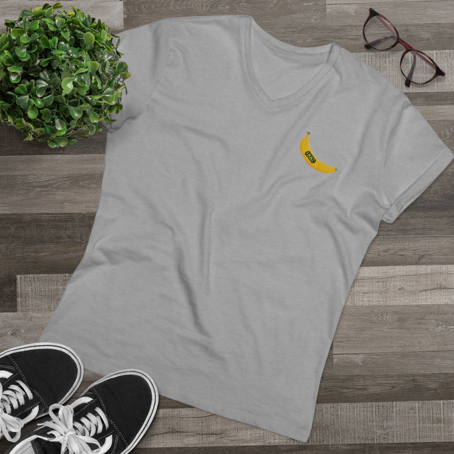 Boss Banana Organic V-Neck Tee 🍌👕