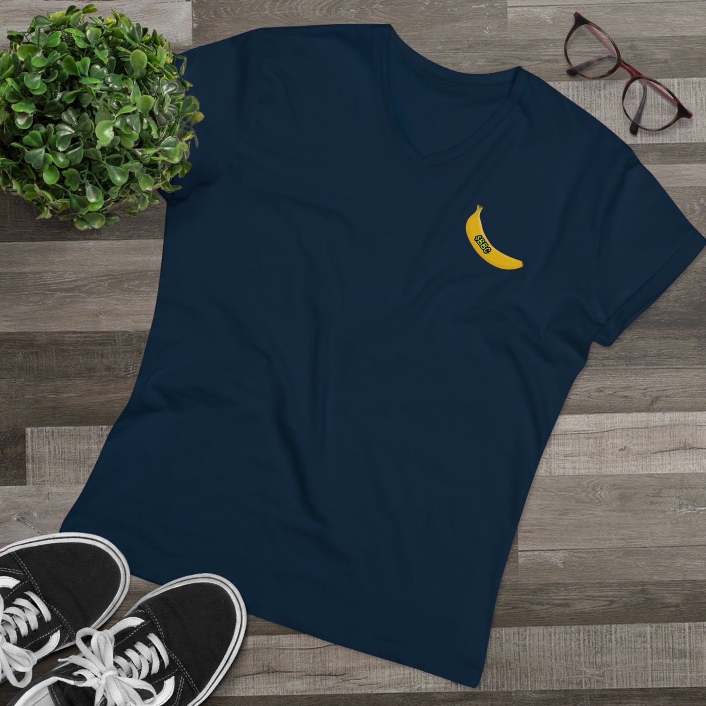 Boss Banana Organic V-Neck Tee 🍌👕