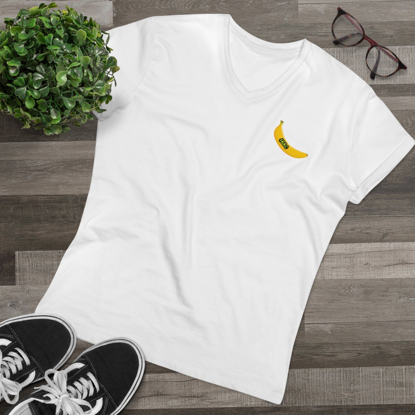 Boss Banana Organic V-Neck Tee 🍌👕